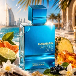 Al Haramain Amber Oud Aqua Dubai - EDP uniszex parfüm 75 ml
