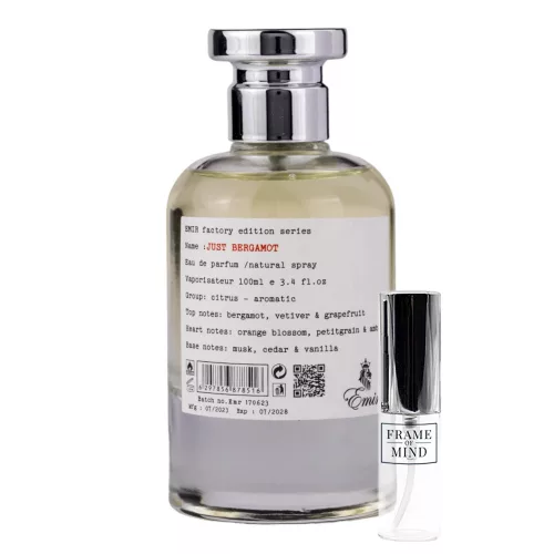 Paris Corner Emir Factory Edition Just Bergamot - EDP dekant 5 ml