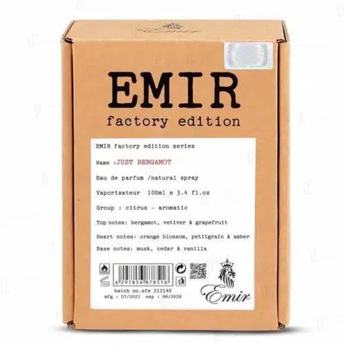 Paris Corner Emir Factory Edition Just Bergamot - EDP dekant 5 ml